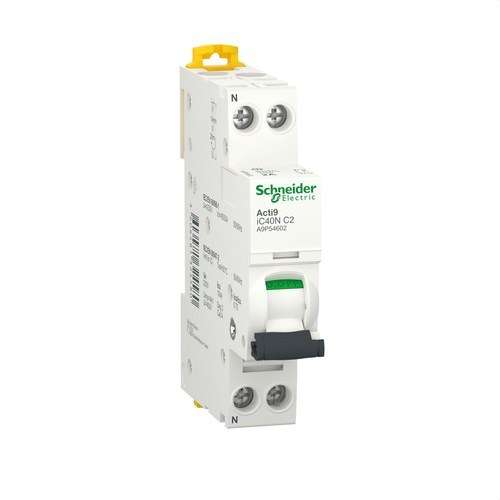 Magnetotermisk brytare IC40N 1PN 2A Kurva C 10kA med referens A9P54602 från SCHNEIDER ELECTRIC