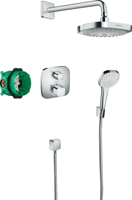 Inbyggt termostatisk duschset Croma Select E 180 med referens 27294000 från HANSGROHE