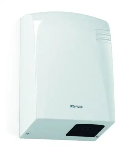 Handtork med elektronisk sensor Wecflow vit epoxistål med referens GW01 14 03 00 från GENWEC