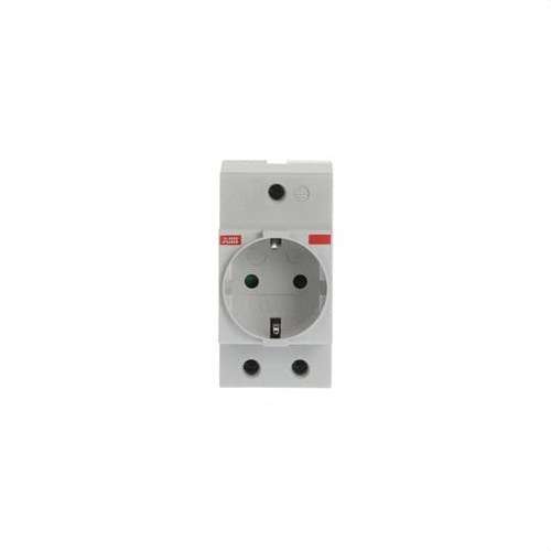 ABB grått eluttag utan inre brytare 16A IP20 IP30 250 V med referens 2CSM210000R0721 från ABB