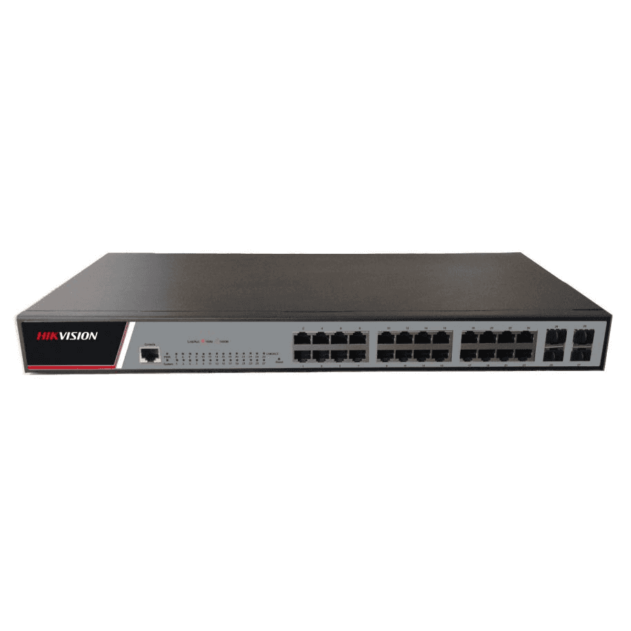 Hanterbar switch med 28 portar Hikvision Gigabit DS-3E2528 med referens DS-3E2528 från HIKVISION