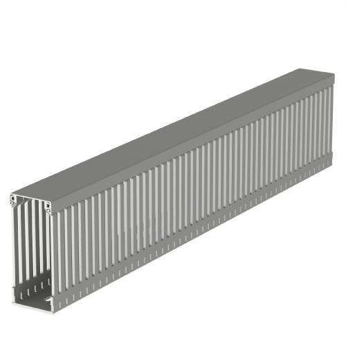 Grå kabelkanal U23X 100x43mm - 2 meters kanal med referens 100.40.77 från UNEX