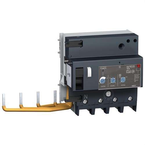 Differentialblock VIGI NG125/63 4P 300-3000mA Klass A med referens 19037 från SCHNEIDER ELECTRIC
