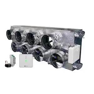 Motoriserad plenum Airzone Easyzone 25 Wi-Fi Standard + VMC AZC25FUJST01L8 för Fujitsu – 8 utlopp Ø200 mm (hög kapacitet) med referens AZC25FUJST01L8 från AIRZONE