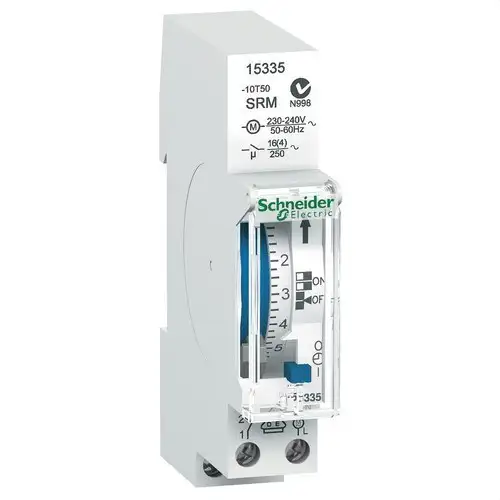 Analog timerbrytare IH 24H med 1 modul SRM 1C-16A med referens 15335 från SCHNEIDER ELECTRIC