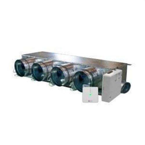 Motoriserat plenum Airzone Easyzone 25 Slim AZE25MELSL01M4 för Mitsubishi SEZ-M – 4 utlopp Ø150 mm (låg profil) med referens AZE25MELSL01M4 från AIRZONE