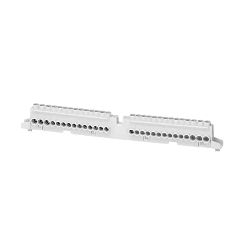 Enpolig kopplingsblock 80A (3x16 + 17x10) med referens GW40418U från GEWISS