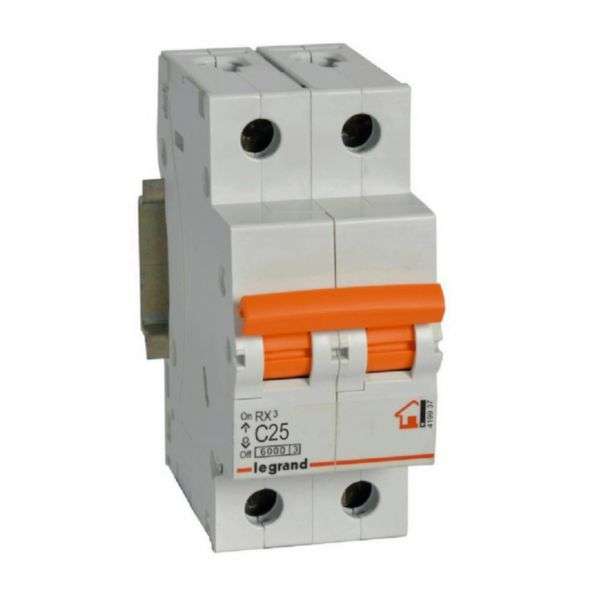 Magnetbrytare RX³ - 2P - 230/400V~ - 25A - kurva C med referens 419937 från LEGRAND