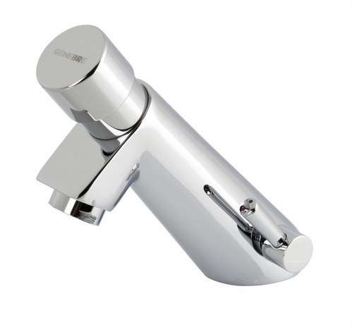 Självstängande tvättställsblandare med tryckknapp IPSON 1/2" krom med referens 1031 04 från GENEBRE