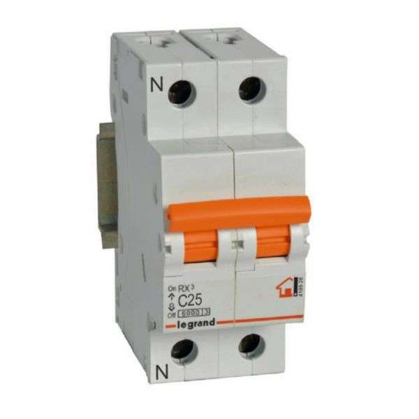 Magnetbrytare RX³ - 1P+N - 230V~ - 25A - kurva C med referens 419928 från LEGRAND