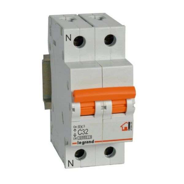 Magnetbrytare RX³ - 1P+N - 230V~ - 32A - C-karakteristik med referens 419929 från LEGRAND
