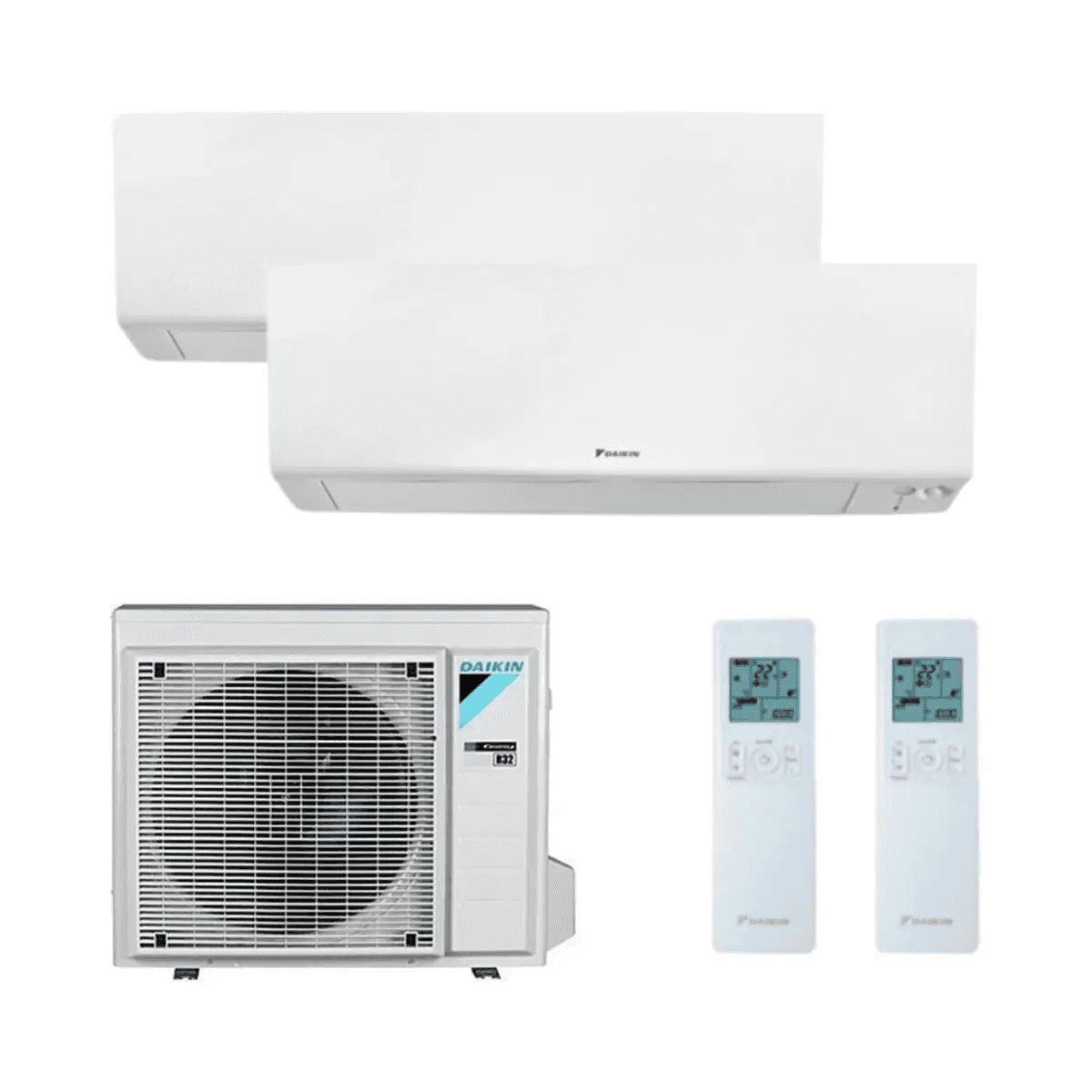 2x1 Air Conditioner with WiFi Daikin Perfera 2.0 kW + 5.0 kW with reference KITDAIPER2MXM50A2050 from the brand DAIKIN