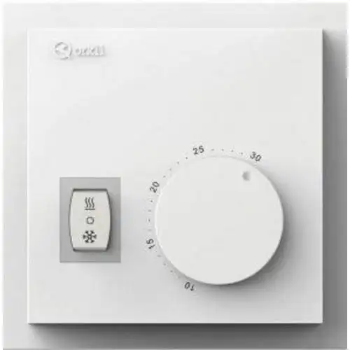 Kabelansluten analog rumstermostat Orkli RA110 Sommar/Vinter med referens RA110 från ORKLI