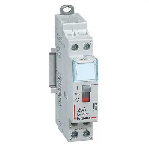 Kontaktor 25A 2NO 230V med referens 412544 från LEGRAND