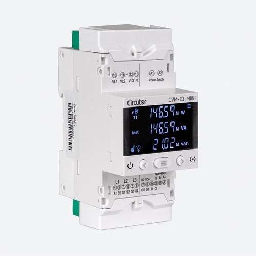 Trefas-nätverksanalysator Circutor CVM-E3-MINI-MC-485-IC med referens M56424. från CIRCUTOR