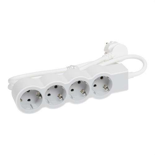 Flerfaldig grenuttag med 4 uttag och 1,5 meters kabel med referens 694552 från LEGRAND
