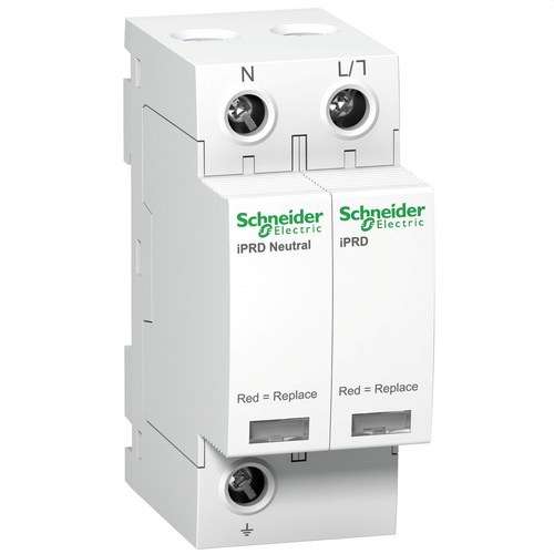 Överspänningsskydd typ 2 Acti9 iPRD20 1P+N 20 kA 350V med referens A9L20500 från SCHNEIDER ELECTRIC