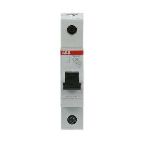 Magnetbrytare SH201-C32 1P 32A Kurva C Kurva C 6kA med referens 2CDS211001R0324 från ABB