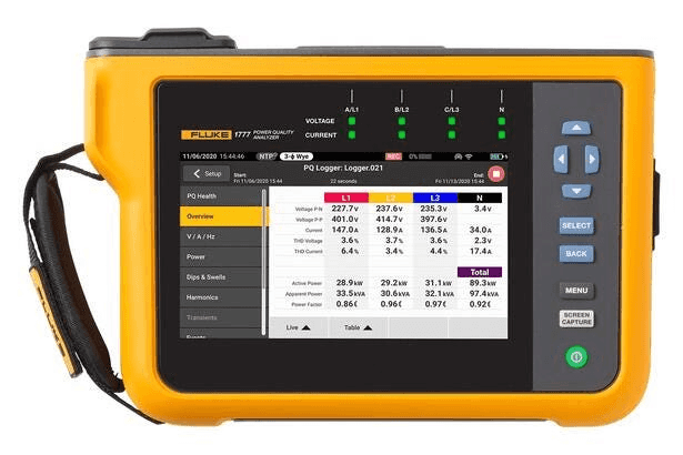 Fluke 1777 elkvalitetsanalysator med referens 5126630 från FLUKE