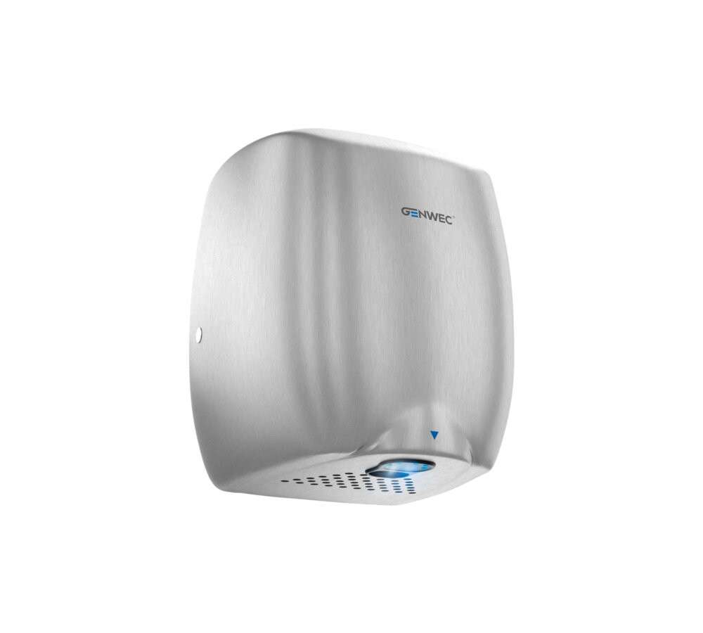 Handtork med elektronisk sensor E-flow satin aluminium 220-240V med referens GW01 12 02 01 från GENWEC