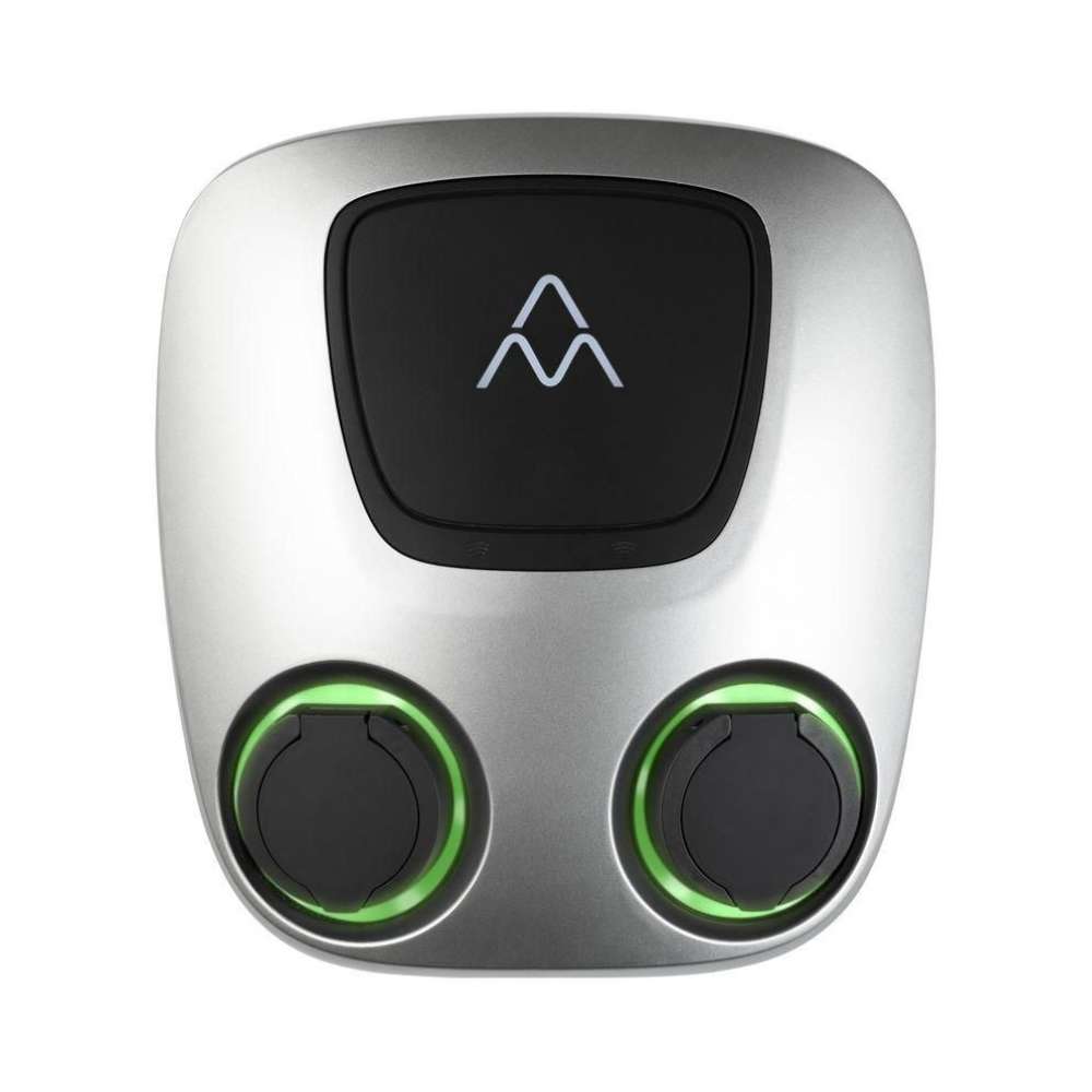 Dubbel laddare för elbil med wifi 2 x 22kW Charge Amps Aura-uttag med referens 101010 från CHARGE AMPS