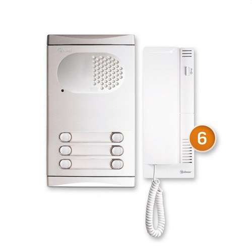 Kit för porttelefon för 6 bostäder Golmar 4260/AL med referens 11284260B från GOLMAR