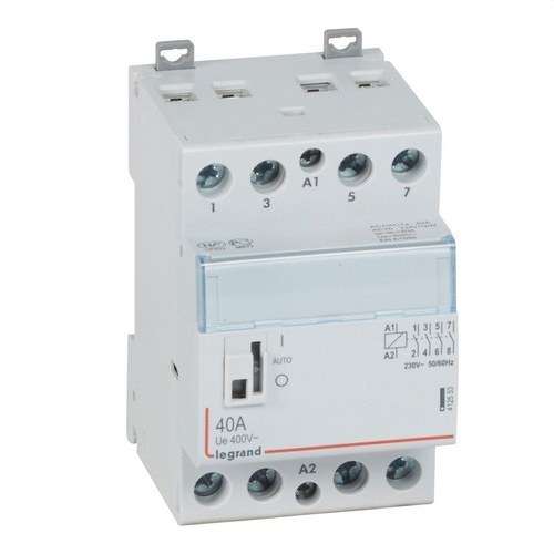 Kontaktor 40A 4NO 230V med referens 412553 från LEGRAND