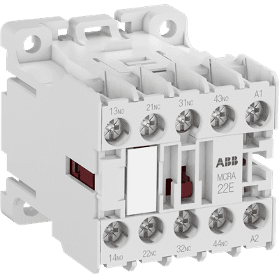 Mini kontaktorrelä ABB 50 Hz 415-440 V MCRA022ATW med referens 1SAH102053R9900 från ABB