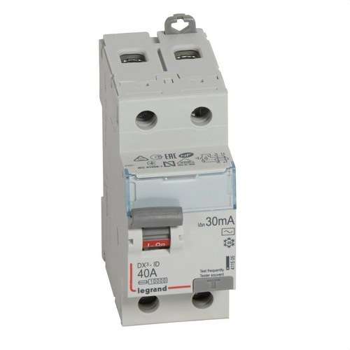 Differential DX3 2P 40A 30mA Klass AC med referens 411505 från LEGRAND