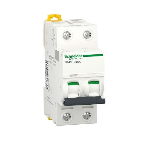 Magnetotermisk IK60N 2P 20A Kurva C Kurva C 6kA med referens A9K17220 från SCHNEIDER ELECTRIC