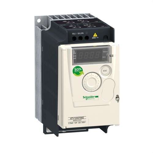 Frekvensomriktare ALTIVAR-12 0,75KW 240V 1PH med referens ATV12H075M2 från SCHNEIDER ELECTRIC