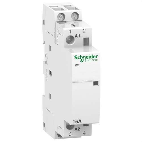 Modulär kontaktor Acti9 iCT 16A 2 P 2 NO 230/240V AC med referens A9C22712 från SCHNEIDER ELECTRIC
