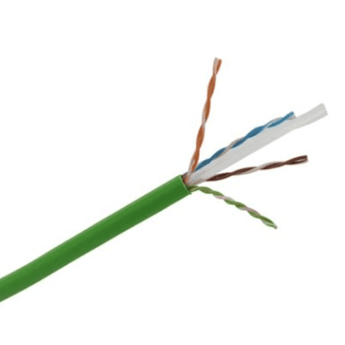 Ethernet-nätverkskabel CAT6 U/UTP 450/24 4P LSZH CPR-Dca grön - Låda med 305 meter med referens 980871 från CORNING