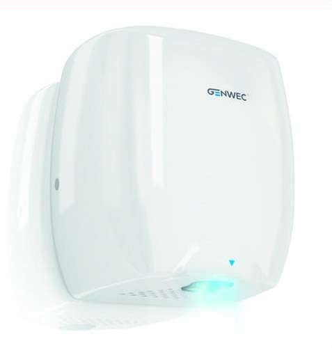 Handtork med elektronisk sensor E-flow vit aluminium 220-240V med referens GW01 12 02 00 från GENWEC