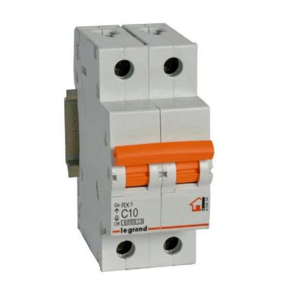 Magnetbrytare RX³ - 2P - 230/400V~ - 10A - kurva C med referens 419934 från LEGRAND