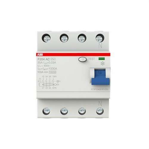 4P Differensial 25A Klass AC 30mA med referens 2CSF204001R1250 från ABB