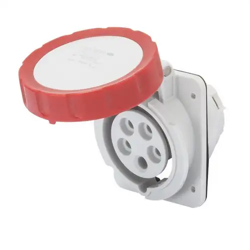 Fast monteringsbas 10º IP67 3P+N+T 32A 400V 6H med referens GW62243H från GEWISS