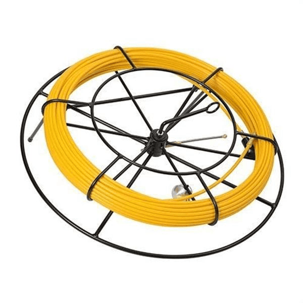 Självförsörjande gul fiberkabelgenomföring 9mm VH800 - Rulle 100 meter med referens 30915100 från ESTIARE
