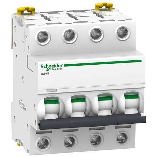 Acti9 iC60N 4P 40 A D-kurva automatsäkring med referens A9F75440 från SCHNEIDER ELECTRIC