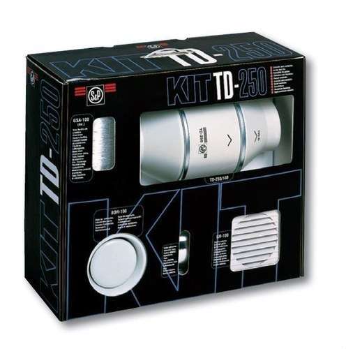TD-MIXVENT TD-160/100N utsugningskit med referens 5211225700 från SOLER & PALAU