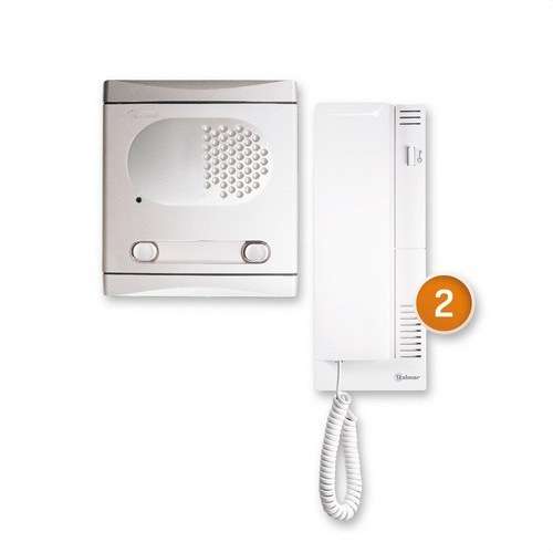 Automatisk porttelefonkit för 2 bostäder 4220/AL med referens 11284220B från GOLMAR