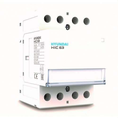 Modulär kontaktor 40A 4NO+0NC 230V AC med referens HIC40-40NSX230 från HYUNDAI