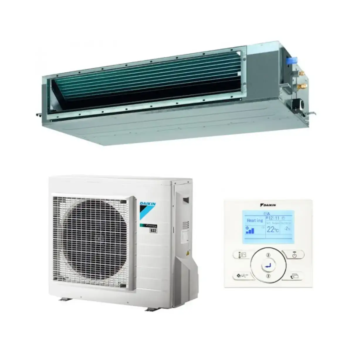 Daikin Sky Air Active ADEAS35A 3,4 kW 12000 BTU kanalsluftkonditionering med referens ADEAS35A från DAIKIN