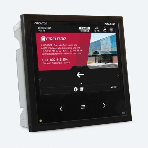 Trefasnätanalysator med färgpaneldisplay CVM-B150-ITF-485-ICT2 med referens M56111. från CIRCUTOR