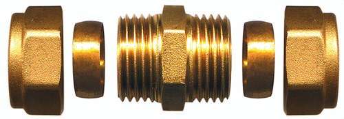 Rak koppling hona mässing 1"x28mm med referens TAP002B5 från ATUSA