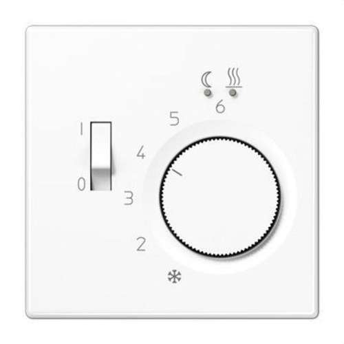 Termostat för golvvärme LS990 10A vit glansig med referens FTRLS231WW från JUNG