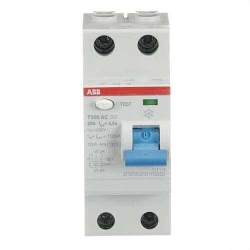 Differential 2P 25A Klass AC 300mA med referens 2CSF202001R3250 från ABB