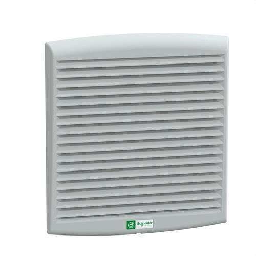 Fläkt med utloppsgaller och filter G2 300m3/h 230V IP54 ClimaSys med referens NSYCVF300M230PF från SCHNEIDER ELECTRIC