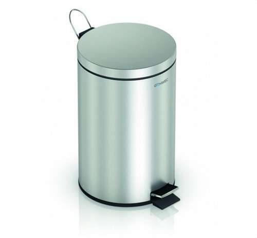 Sopbehållare med pedal 5L rostfritt stål satin med referens GW06 02 04 01 från GENWEC