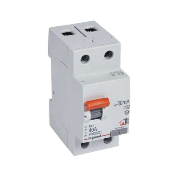 Differential RX³ - 2P - 230V~ - 30mA - 40A - Typ A med referens 402060 från LEGRAND
